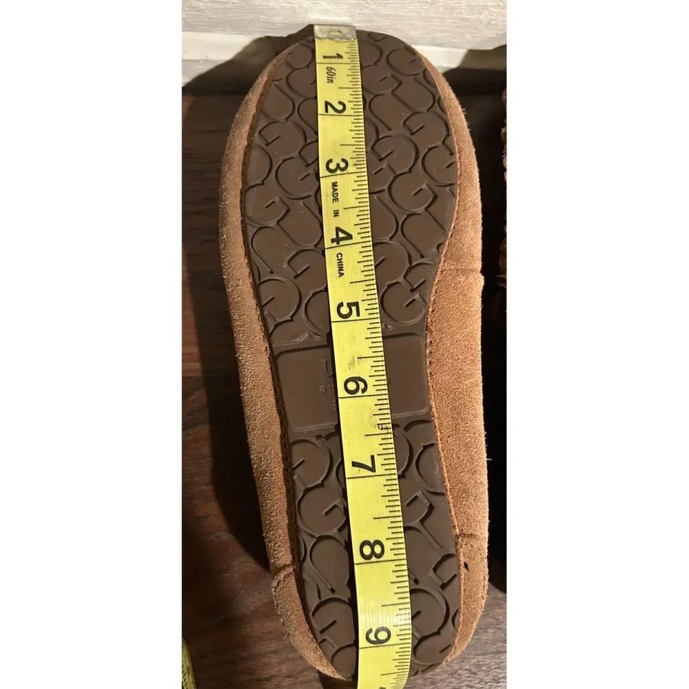 UGG Ryder Jungle Moccasin Slippers‎ - Child Size 4 - Great Conditon